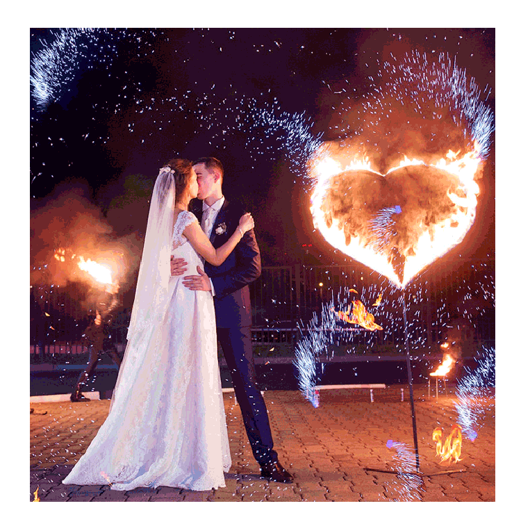 Организация пиротехнического шоу на свадьбу  Иваново | ivanovo.salutsklad.ru