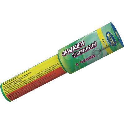Дымовой (с чекой) зеленый Фальшфейер купить в Иваново | ivanovo.salutsklad.ru