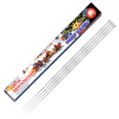 Новогодние 400-4 мм. Бенгальские огни купить в Иваново | ivanovo.salutsklad.ru