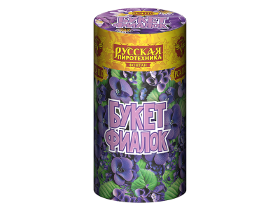 Букет фиалок Пиротехнический фонтан купить в Иваново | ivanovo.salutsklad.ru