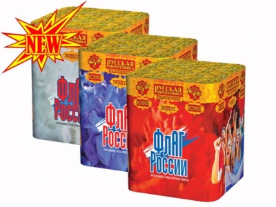 Флаг России Дневной фейерверк купить в Иваново | ivanovo.salutsklad.ru