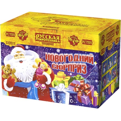 Новогодний сюрприз New Батарея салютов купить в Иваново | ivanovo.salutsklad.ru