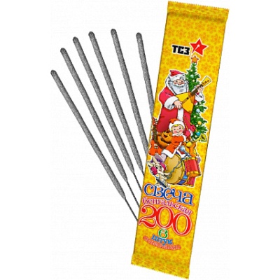 200 мм. Бенгальские огни купить в Иваново | ivanovo.salutsklad.ru