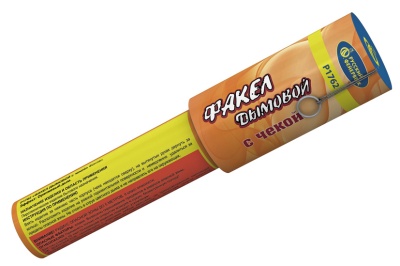 Дымовой (с чекой) оранжевый Фальшфейер купить в Иваново | ivanovo.salutsklad.ru