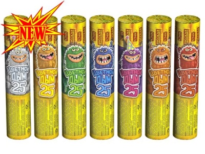 Цветной дым 25 Цветной дым купить в Иваново | ivanovo.salutsklad.ru